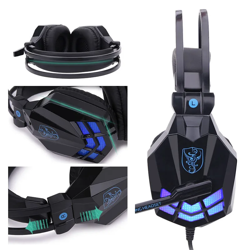 SY850 мульти Функция гарнитура офисные стерео игровые Интернет кафе 110DB 3 5 мм 2 1 м 40