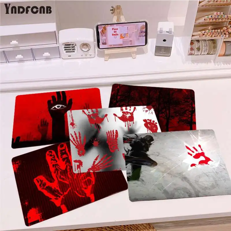 

YNDFCNB Custom Skin Bloody DIY Design Pattern Laptop Computer Mousepad for CS GO/LOL Top Selling Wholesale Gaming Pad mouse