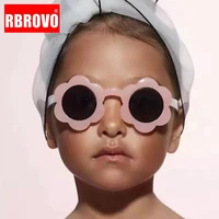 rbrovo 2021 flower childrens sunglasses retro sunglasses women luxury brand sunglasses children transparent oculos de sol gafas
