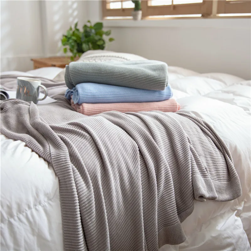 Бамбуковое волокно трикотажное одеяло летнее прохладное для кондиционирования