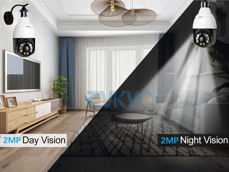 3MP Tuya Wifi Camera Mini Plus E27 Bulb Socket Latest Model 1080P Full HD Security Serveillence for Smart Home Monitor Video Cam |