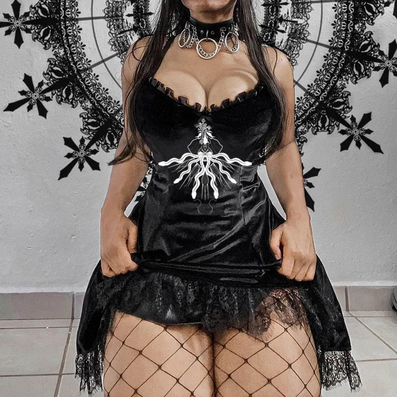 Женское облегающее мини-платье с кружевом черное бархатное платье принтом в