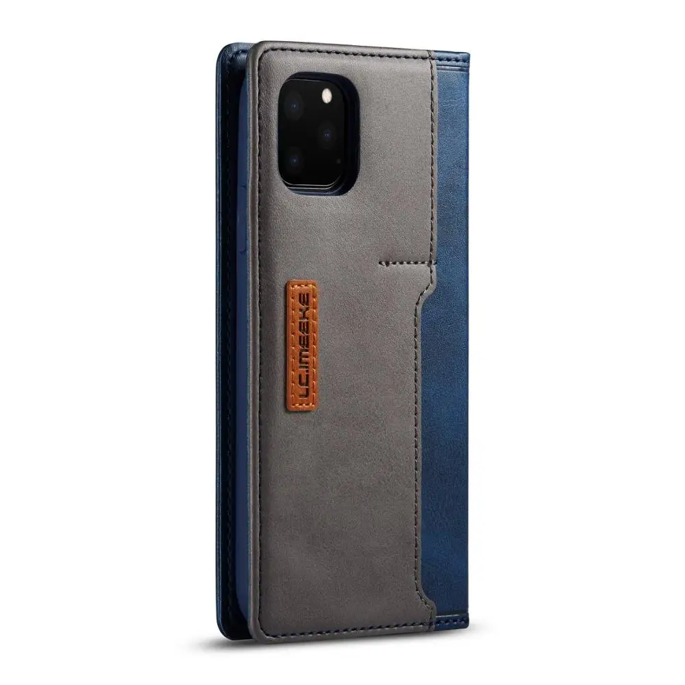 Роскошный кожаный чехол для телефона iPhone 11Pro слот кредитной карты мобильного с