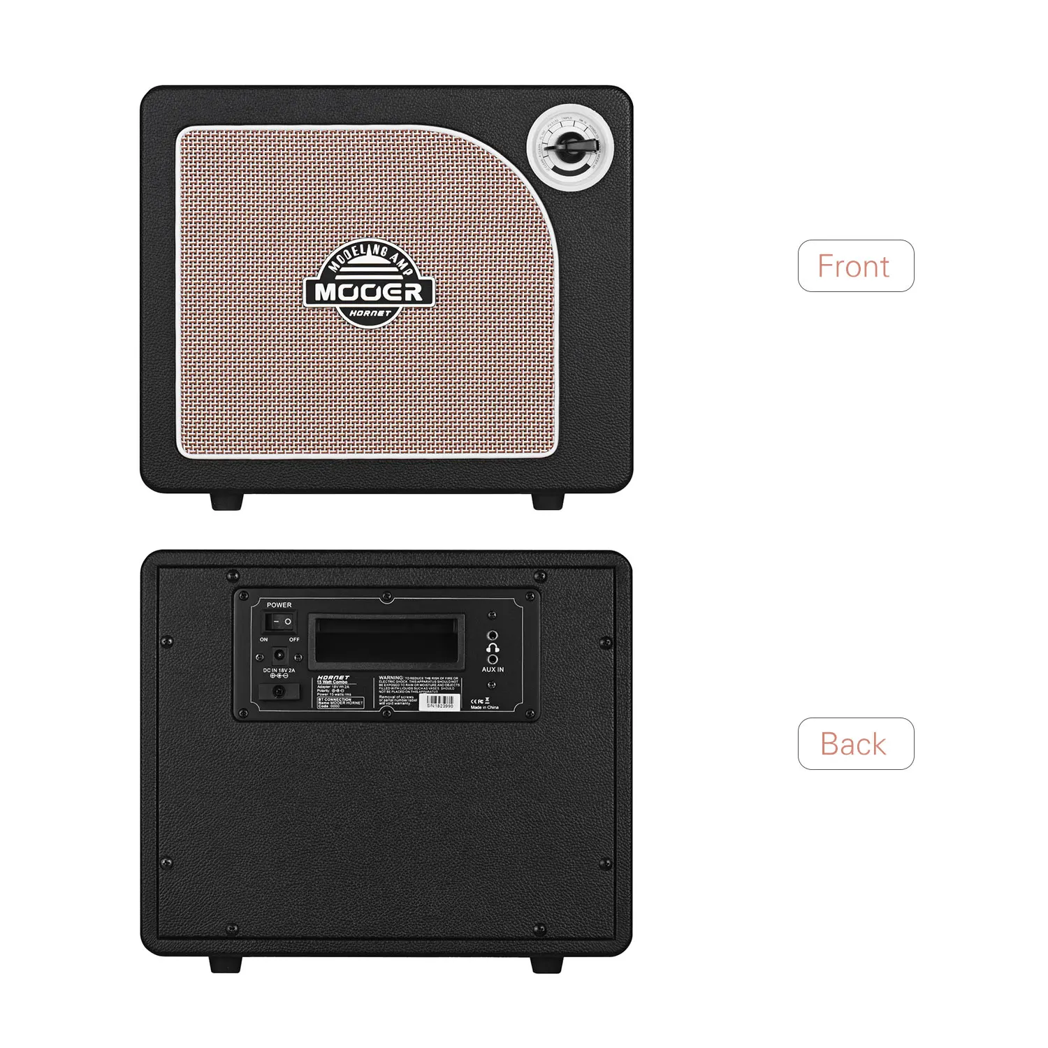 MOOER HORNET черный 15 Вт цифровое моделирование комбо гитарный усилитель динамик 9
