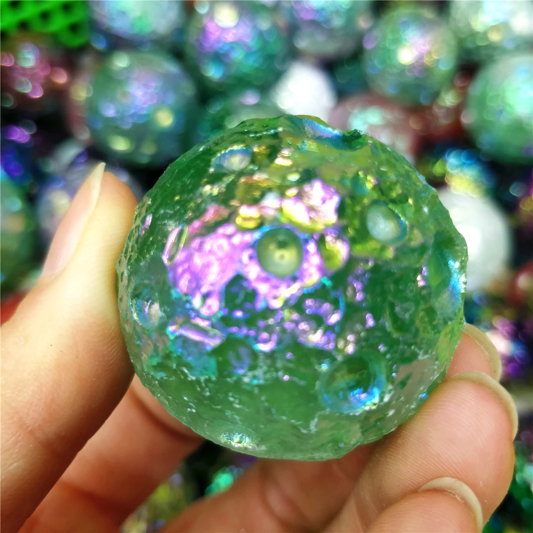 

Шар в форме Луны ангела ауры с гальваническим покрытием