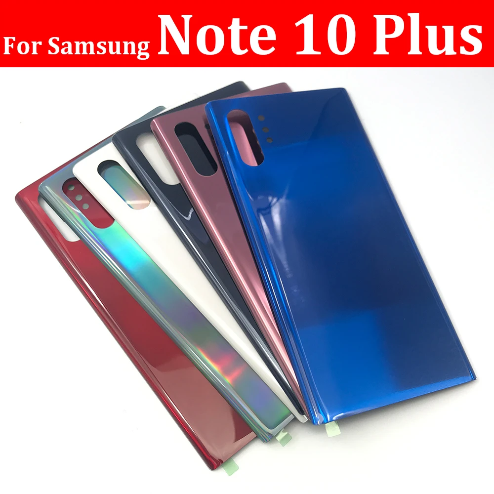 

20Pcs/Lot, New For Samsung Galaxy Note 10 Plus Back Battery Door Rear Housing Cover Case With Logo