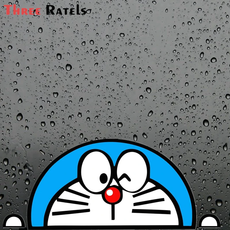 Три Ratels FC205 для Doraemon Peeking Peeker бампер окно автомобиля Виниловая наклейка стикер