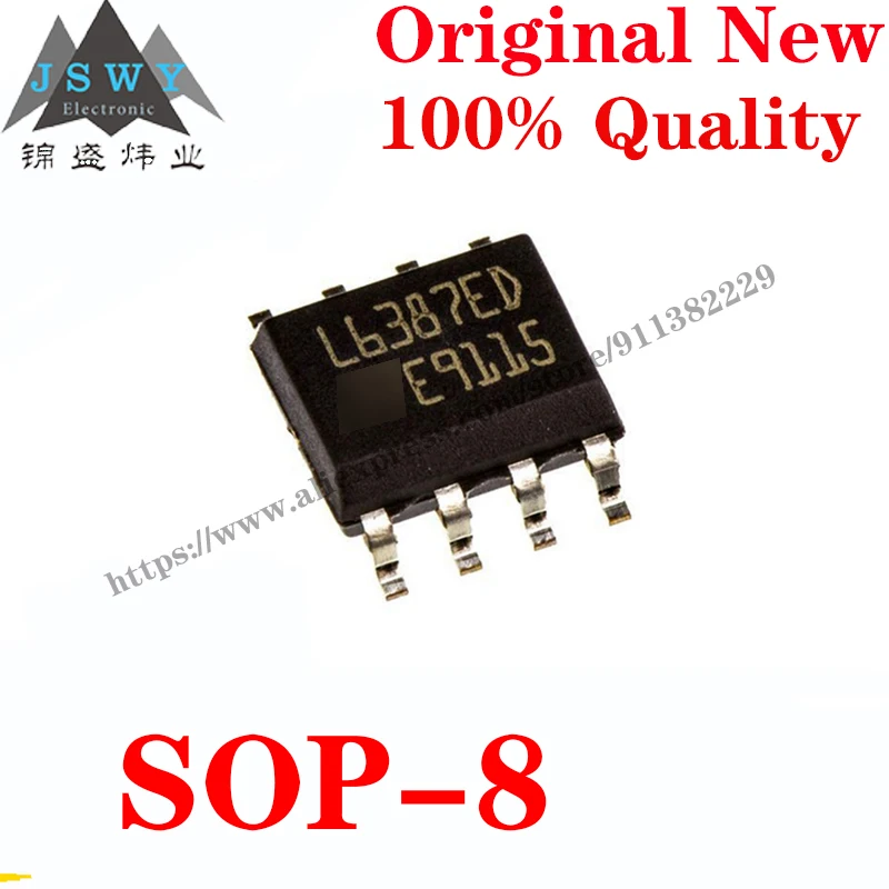 

10~100 PCS L6387ED013TR SOP-8 Semiconductor Power Management IC Gate Driver IC Chip with for module arduino Free Shipping L6387