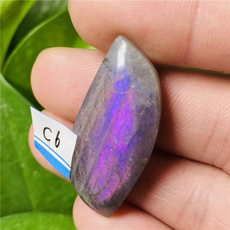 

Purple Light Labradorite Chakra Stone natural crystal energy healing