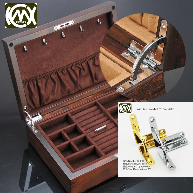 Деревянные шарниры из высококачественного сплава 500 шт. 41*44 мм коробка для часов