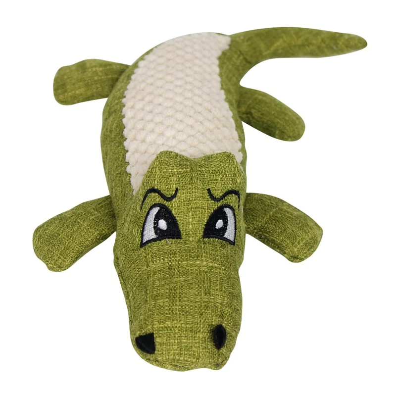 

Pet Plush Crocodile Toy for Grinding and Cleaning Teeth Dog Lovely Chew Solving Boredom