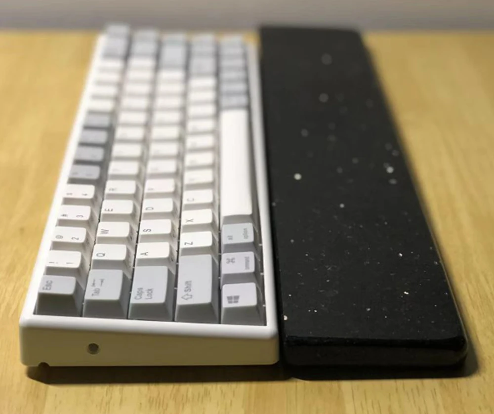 Natural Marble Material Hand Wrist Rest Pad For Capacitance Mechanical Keyboard 60 68 87 96 980 104 Black Starry Tray | Компьютеры и