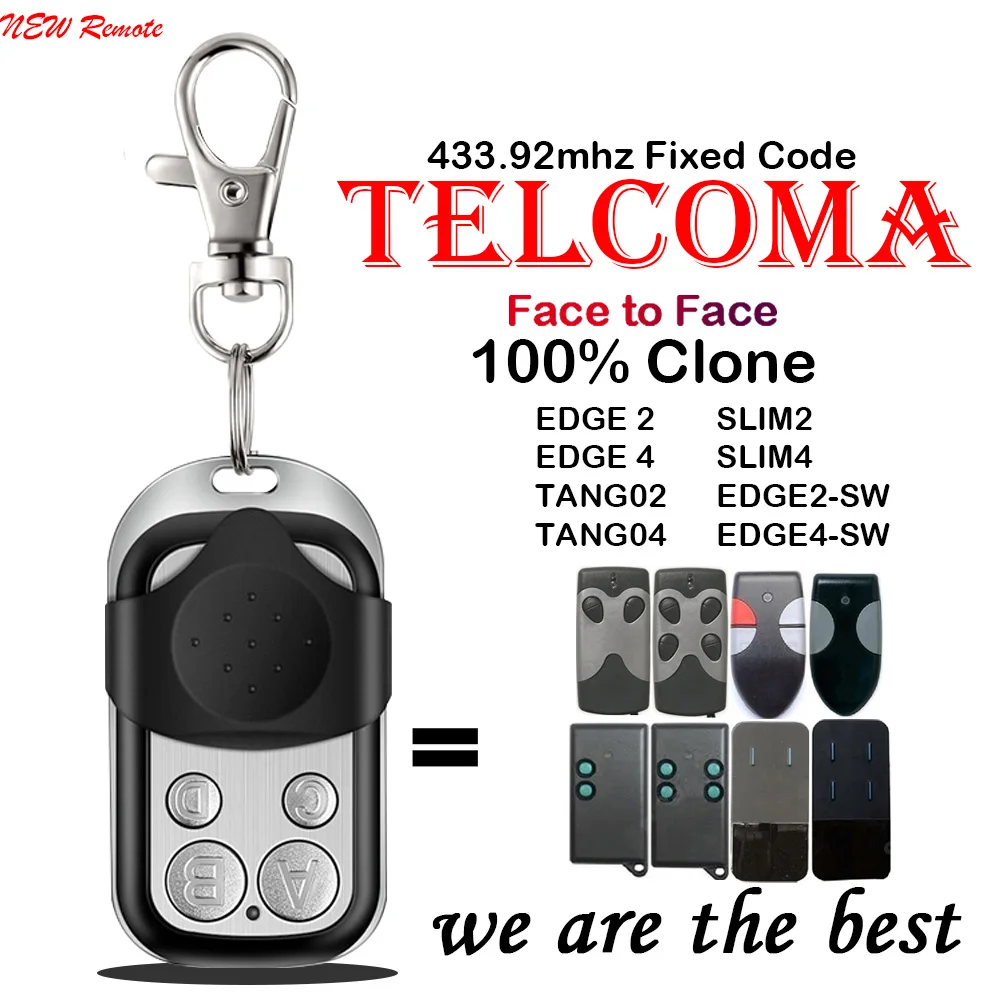 

100% с настраиваемым потоком воздуха, клон kayfun TELCOMA EDGE2-SW EDGE4-SW SLIM2 SLIM4 433 МГц RF пульт Управление TELCOMA TANG02 TANG04 край 2/4 фиксированный код Замена