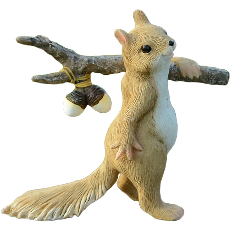 

Creative Cute Little Squirrel Ornaments Home Personality Office Garden Decoration Forest Gifts