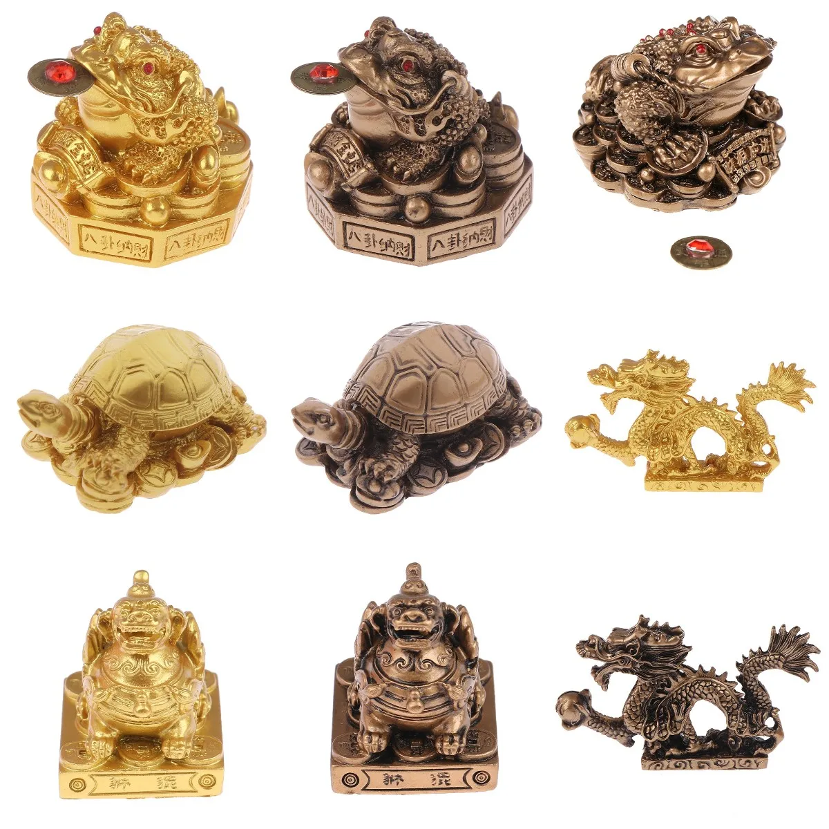 Полимерные фигурки счастливого КИЛИНА 1 шт. миниатюрные настольные украшения фэн