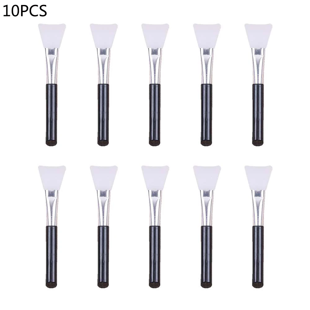 

10pcs Silicone Face Mask Brush Facial Mask Mud Mixing Applicator Makeup Tool Face Care Suitable for Facial Mask Peel Essence