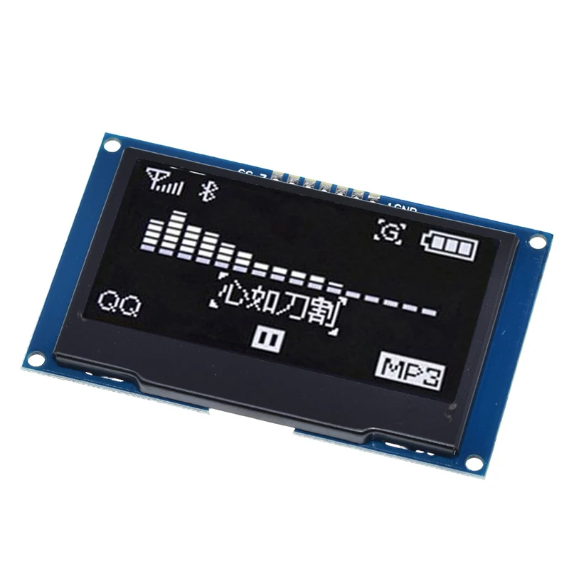 2 4 &quot2 42 inch 128x64 OLED ЖК дисплей Дисплей модуль SSD1309 12864 7 контактный SPI/IIC I2C серийный