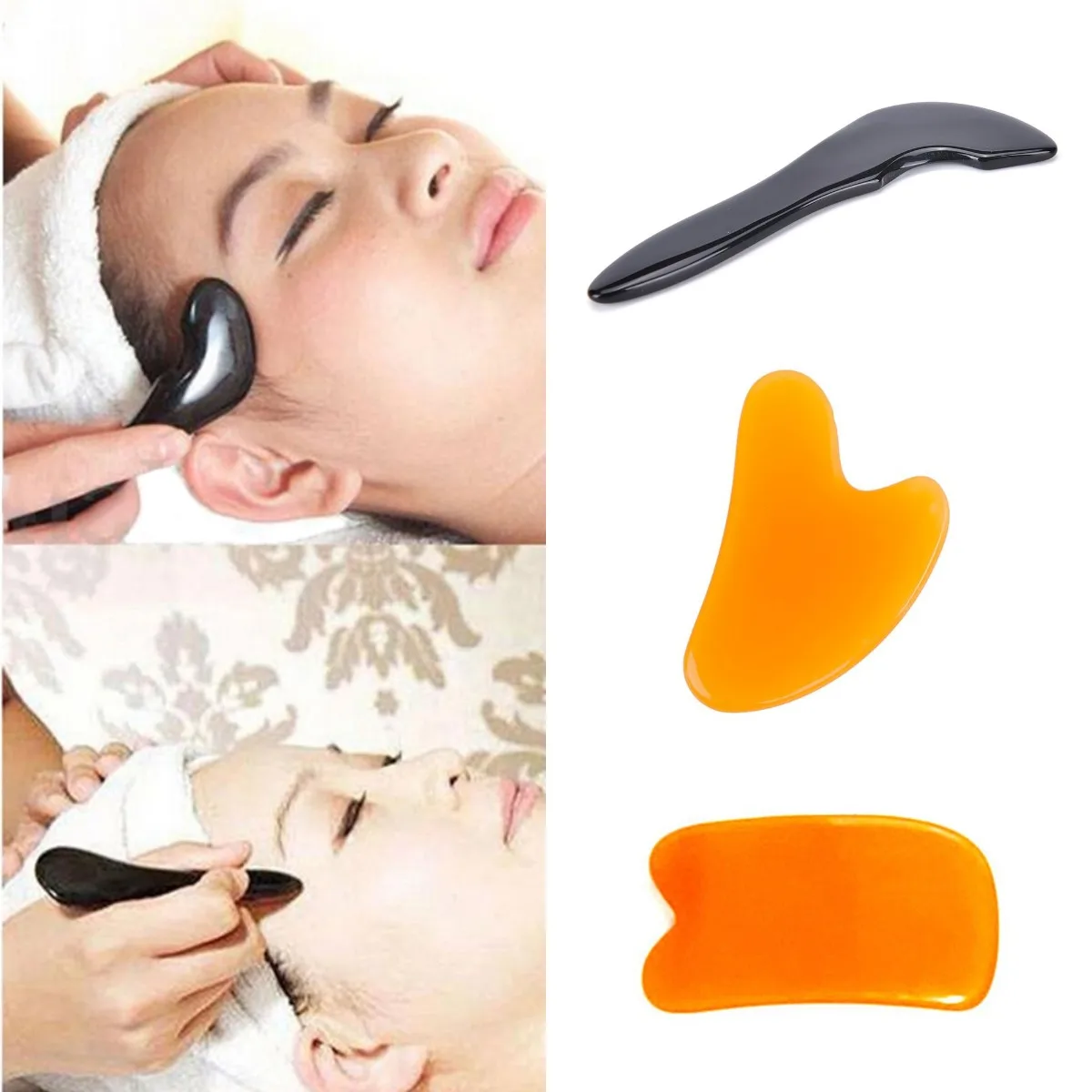 

Традиционный массажный камень для ухода за кожей Guasha, инструмент для облегчения боли, массажер для гуаша для лица, инструмент для ухода за з...