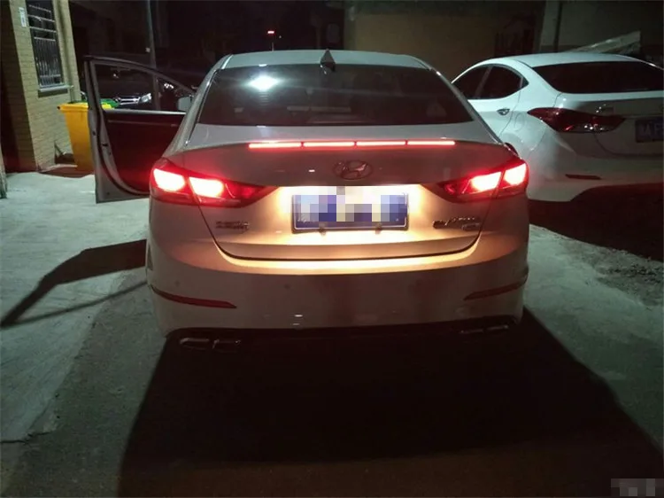 Спойлер для Hyundai Elantra 2016 2018 спойлер DDYWC из АБС пластика цветной задний