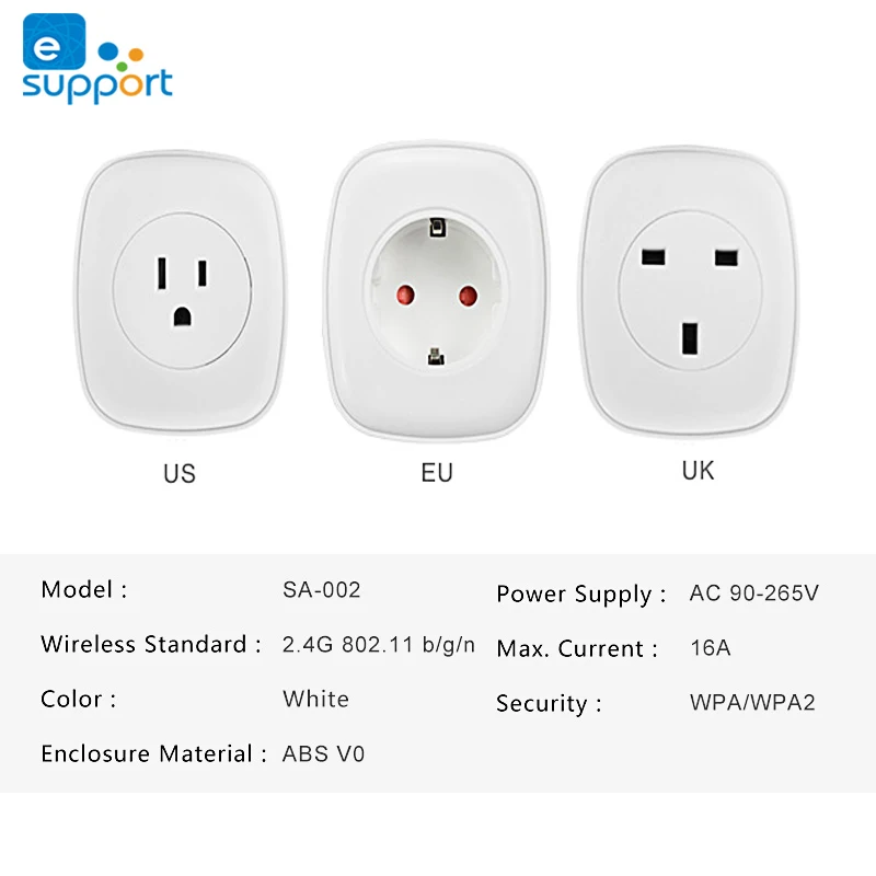 EWelink розетка Timethinker Smart WiFi AU UK US EU вилка для Alexa Google Home IFTT приложение дистанционное