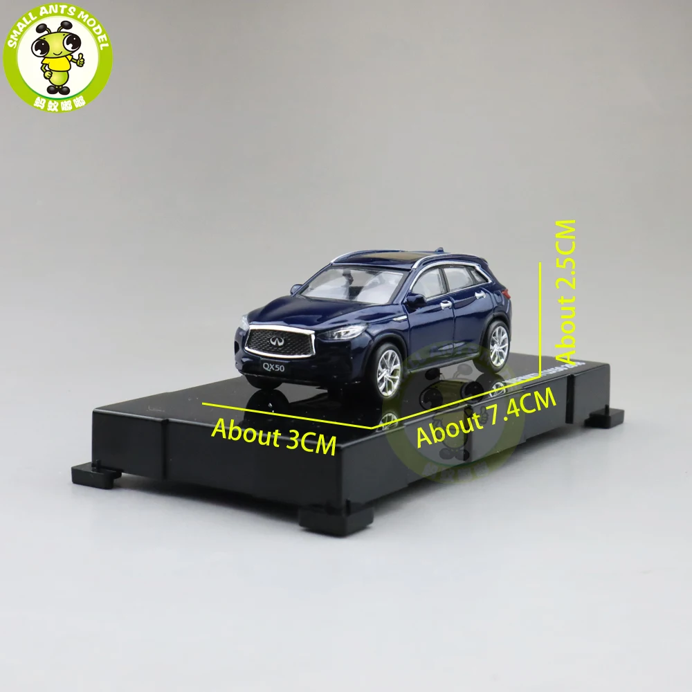 1/64 для Nissan, Infiniti QX50 литой модельный автомобиль игрушка джип подарки для мальчиков и девочек