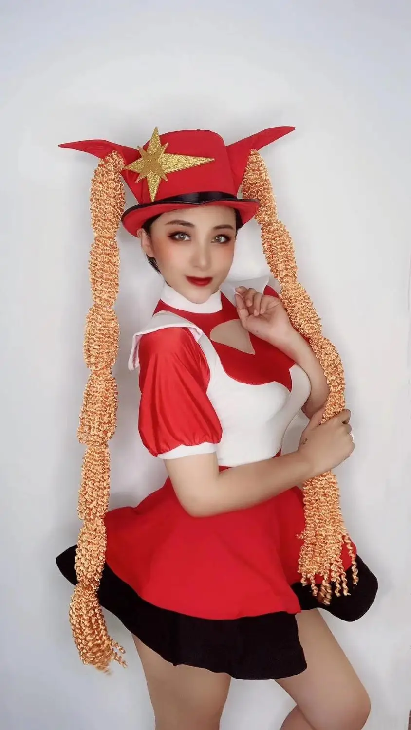 

Red White Short Sleeves Bodysuit Cap Spandex Prom Party Bar Outfit Nightclub Women Dancer Singer Show Wear Outfit DT3018