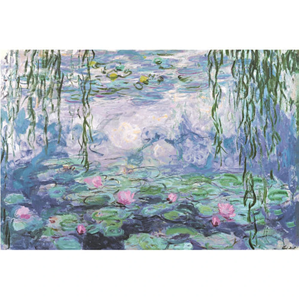 

150 Pieces Of Puzzle 10x15CM Flower Water Lilies DIY Puzzle Adult Children's Handmade Toys Holiday Gifts Living Room Ornaments