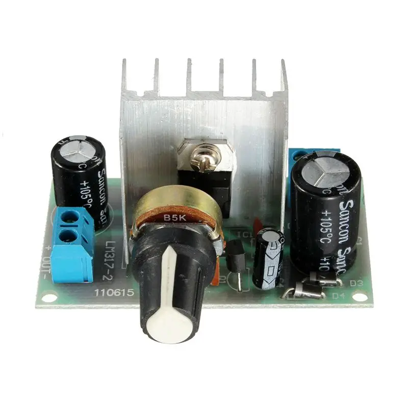 LM317 AC/DC DC регулируемый регулятор напряжения понижающий модуль питания