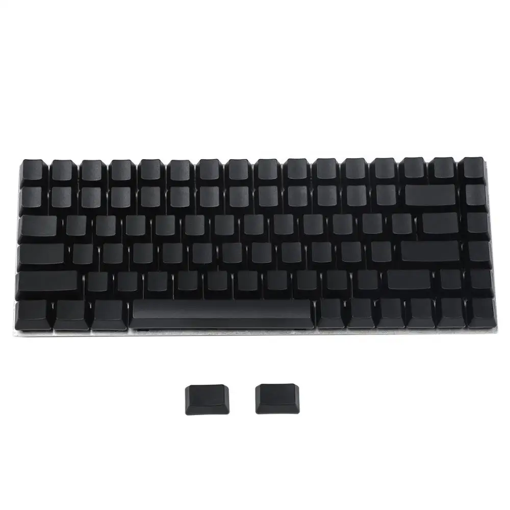 Белые черные толстые клавиатуры YMDK PBT 84 68 64 пустые клавиши OEM профильные колпачки
