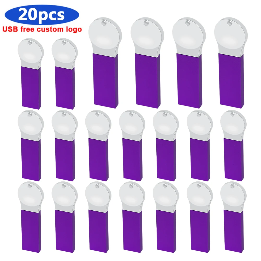 

20pcs/lot mini 128GB pen drive metal USB flash drive 4GB 8GB16GB 32GB 64GB pen drive USB 2.0 tiny memory stick U Disk cle usb
