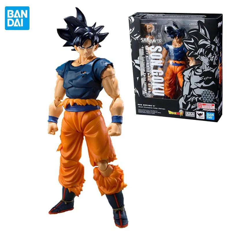 

Фигурка Shf Dragon Ball Z Bandai оригинальная, аниме фигурка Гоку ультра инстинкта, ПВХ Модель, коллекционные игрушки для мальчиков, подарок