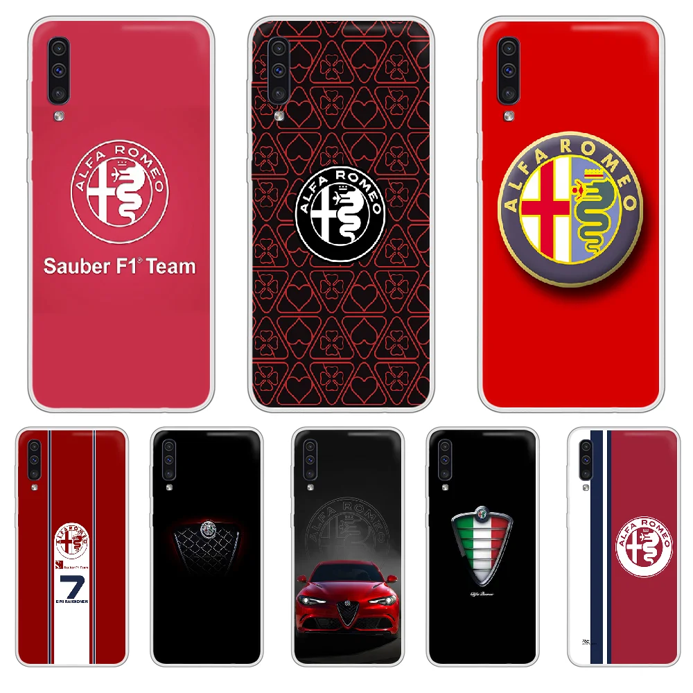 Красный гоночный автомобиль Alfa Romeo SpA чехол для телефона XIAOMI Redmi Note 3 4 5 6 7 8 9 9s Pro max 8T