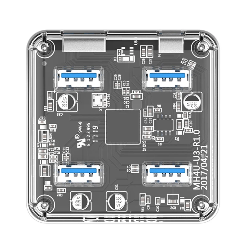 

Greatlizard USB Hub With Indicator Light For Multi-device Computer Laptop Desktop PC Adapter Usb Flash Drive 4-port USB 3.0 HUB