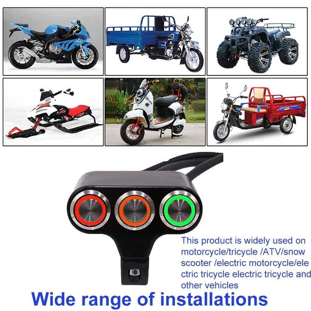 Переключатель противотумансветильник фасветильник на руль мотоцикла