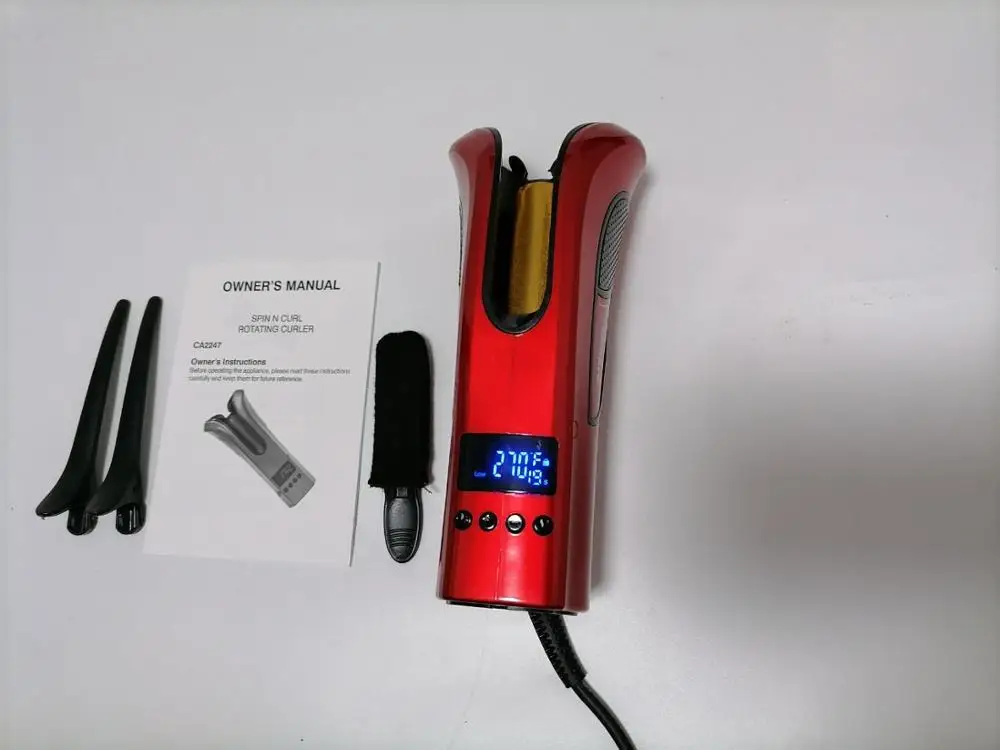 Автоматическая Плойка для завивки волос утюжок с вращающейся волшебной палочкой