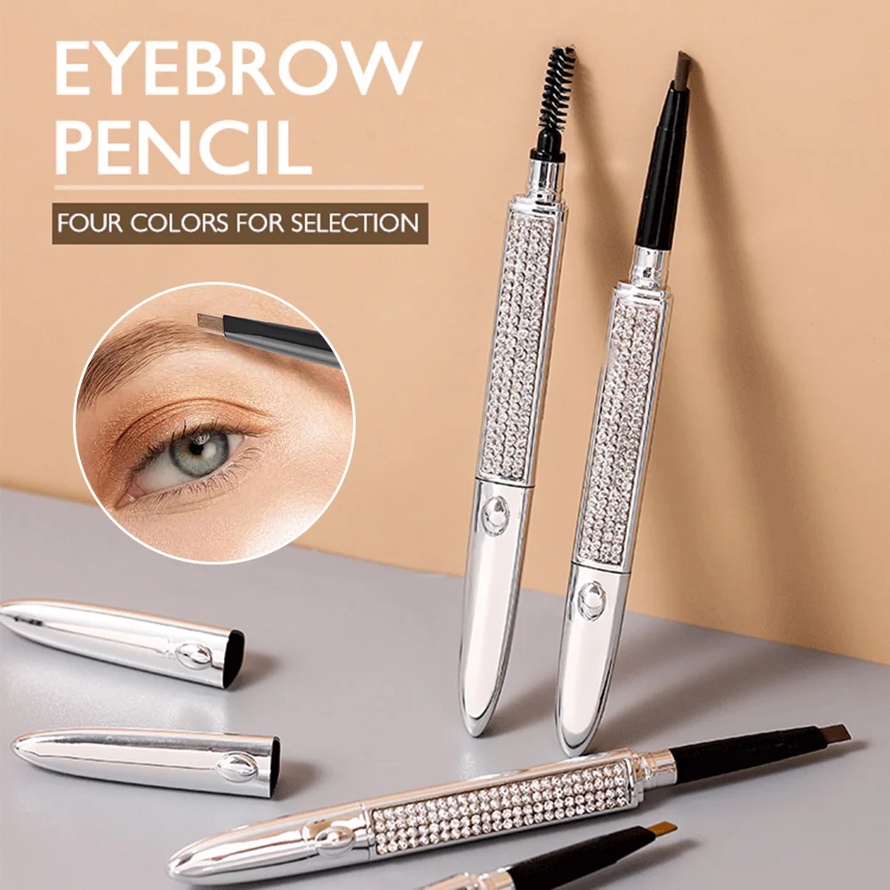 

Hot Sell Eyebrow Pencil Waterproof Long Lasting 2-in-1 Brow Tint Pen Replaceable Refill Eye Brow Makeup Perfect Gift for Women