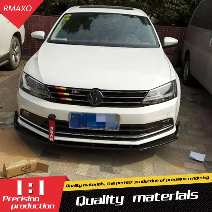 Для VW jetta тела комплект спойлер 2015 2018 для Volkswagen Sagitar ABS задняя губа задний