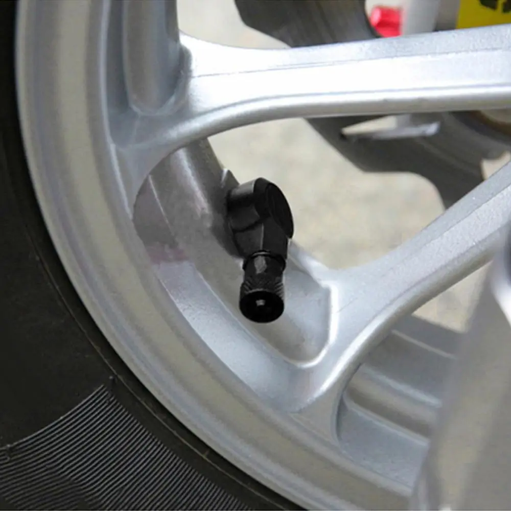 Клапан стержня шины мотоцикла 90 градусов угловой бескамерный колпачок колеса