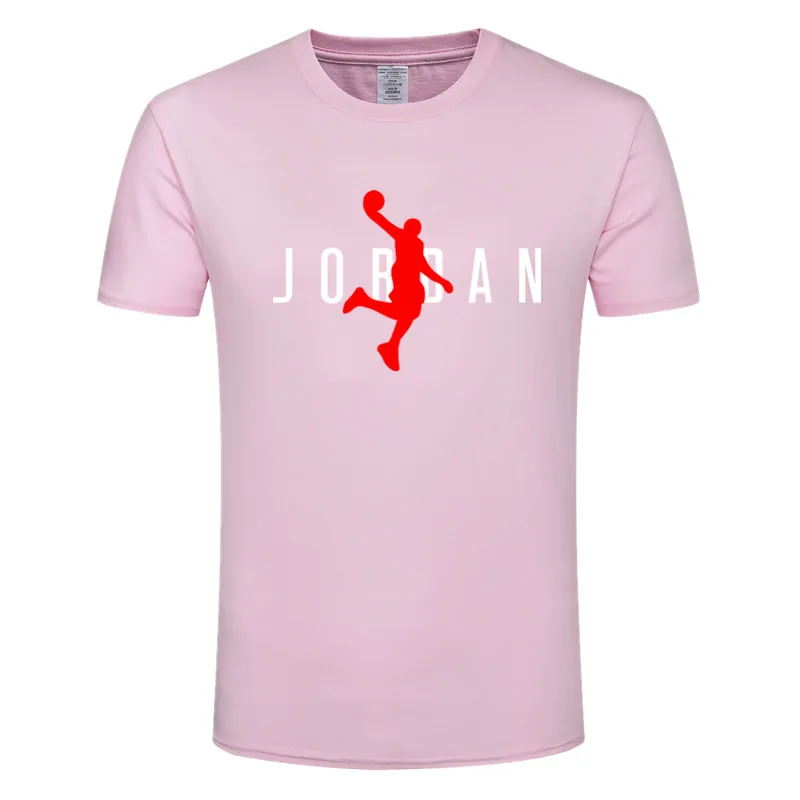 

2021 high quality summer men's fashion o collar T-shirt casual breathable Jordan men's casual wear