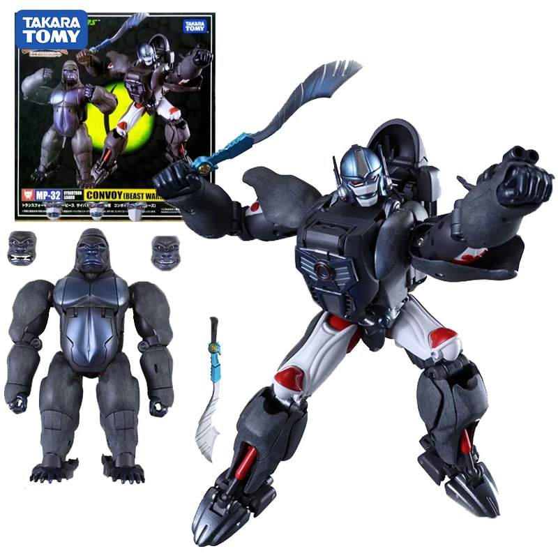 

Original Takara Tomy Transformers MP32 Orangutan Captain BW Beast Wars Autobot Action Figure Deformation Robot Model Kids Toys