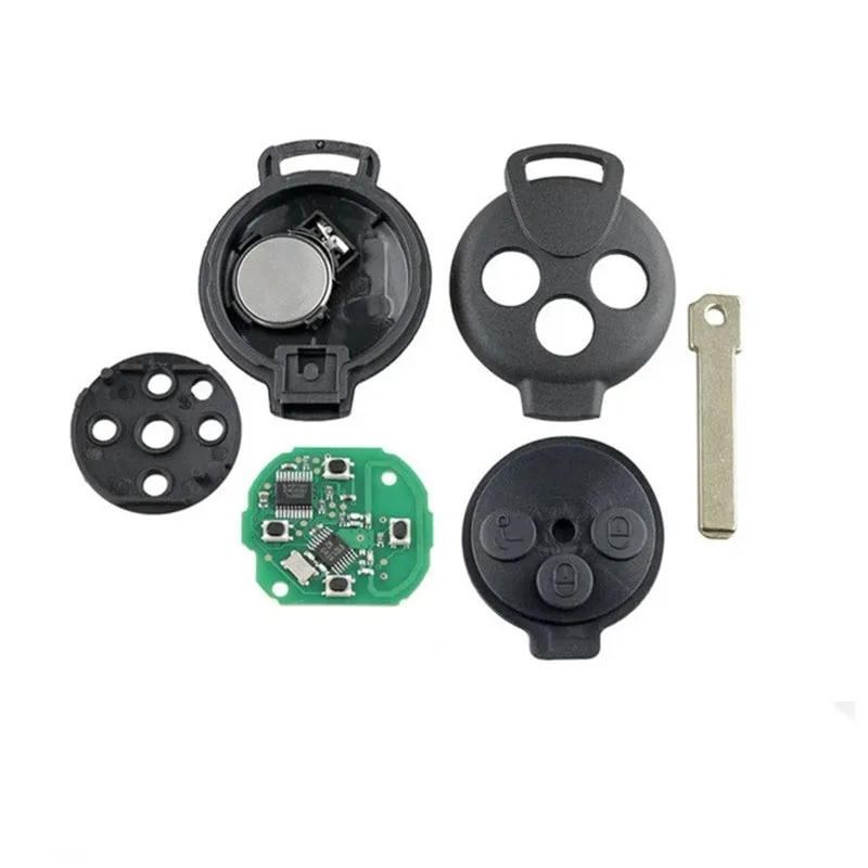 3 кнопки дистанционный Автомобильный ключ необработанное лезвие 434 МГц ID46(7941) чип