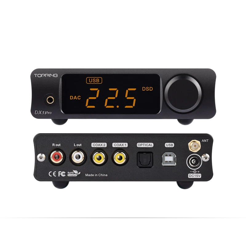 Топ DX3Pro Bluetooth 5 0 AK4493 32 бит 768 кГц DSD512 Hi-Res USB DAC CSR8675 XMOS XU208 аудио декодер усилитель для
