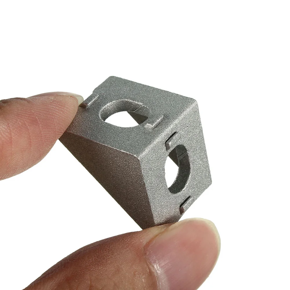 Алюминиевый угловой код с гаечным отверстием поддержка Т образного профиля