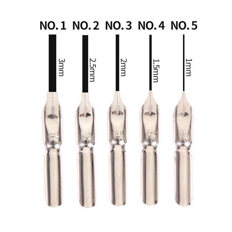 Перьевая ручка с 5 наконечниками Подарочная каллиграфическая набор чернил для