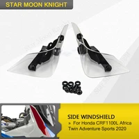 motorcycle windshield wind side deflector handshield front wind deflector for honda crf 1100 l africa twin adventure sports 2020