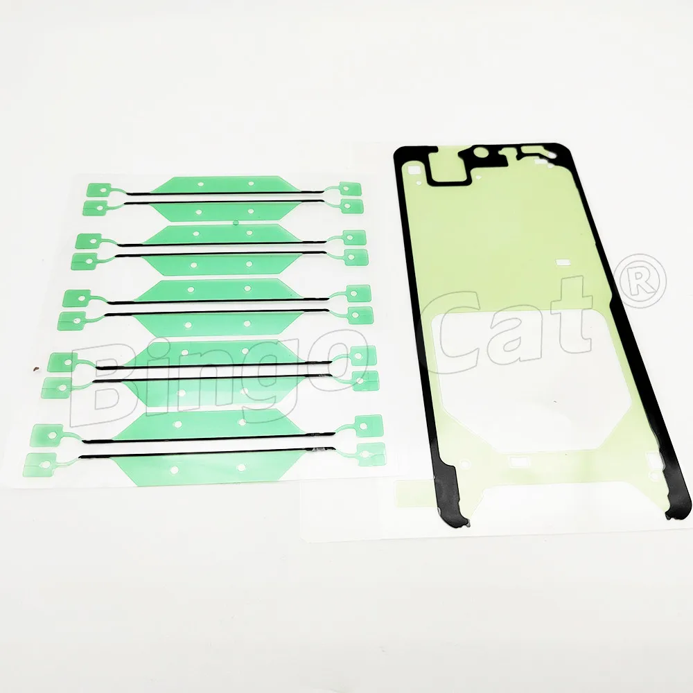 10set front outer glass 3m t oca frame adhesive for samsung galaxy s20 s10 s8 s9 plus s21 ultra mobile phone screen parts free global shipping