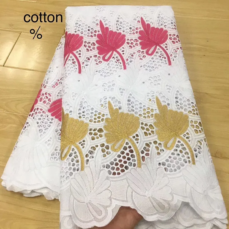 as picture Швейцарская вуаль кружева в швейцарской розовой кружевной ткани tissu africain broderie coton кружевная ткань из Дубая для свадебного платья 5 ярдов/лот - Цвет: as picture