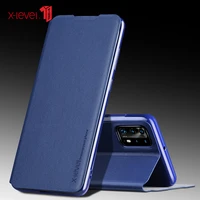 x level leather flip case for huawei p40 case luxury phone case for huawei p40 pro case with stand function drip shipping