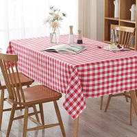 disposable thickening red checkered tablecloth party weddings home decoration outdoor picnic bbq decoration cheap wholesale hot