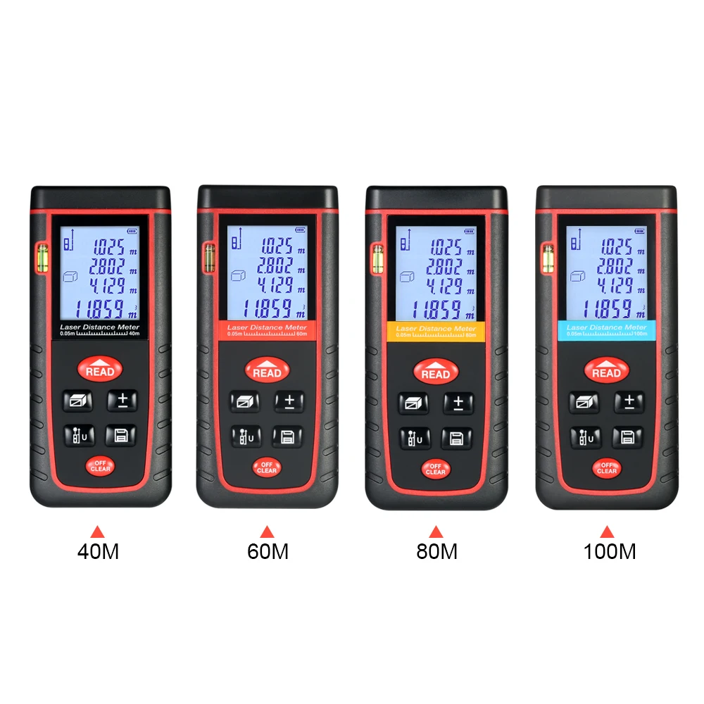 Строительные Инструменты 100 м мини лазерный дальномер цифровой лазерная рулетка
